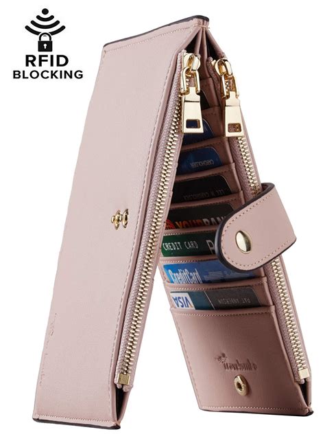 travelambo womens wallet rfid blocking bifold multi card case|travelambo rfid wallet.